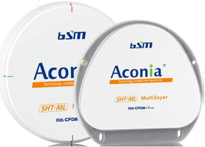 Стоматорг - Диск диоксида циркония Aconia SHT-ML, A1, 98 x 16 мм