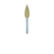 Стоматорг - Полиры для макрокомпозитов и металлов 9140EF "пламя" (желтый), d=5,5 мм., L=16,3 мм., 5 шт.