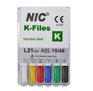 Стоматорг - K-Files Nic Superline № 008 21 мм, 6 шт. - ручной каналорасширитель